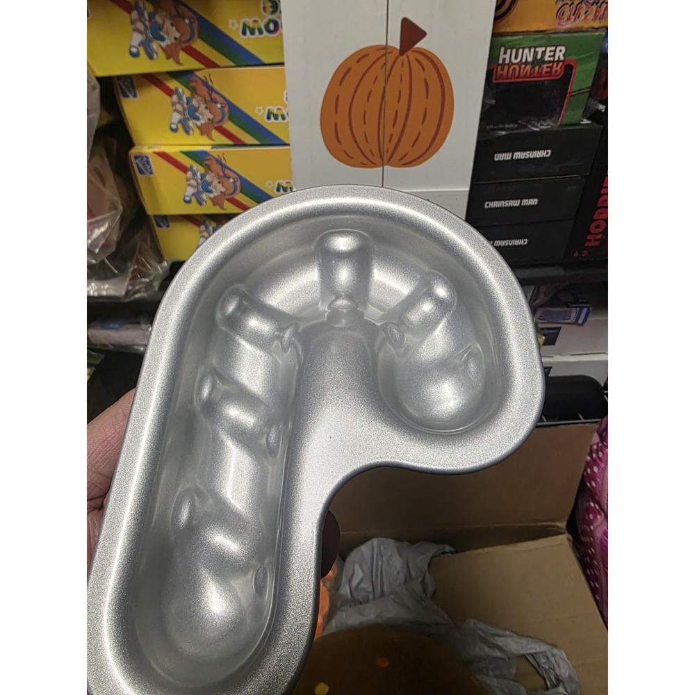 Holiday Home Candy‎ Cane Baking Pan 5.7"Lx6.89"Wx1.18"D